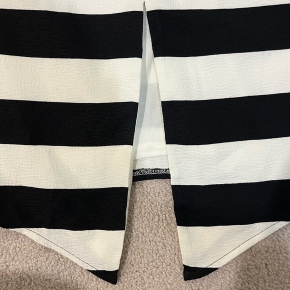 Asos Black and White Striped Dress - Picture 3 of 12